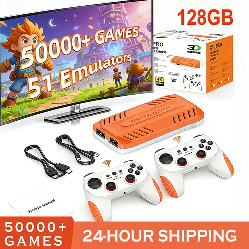 Nueva Consola De Videojuegos 2026 X10 Pro De 128G, Juegos