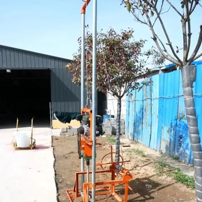 

Индивидуальная экономичная буровая установка для водяных скважин 80м, малогабаритная, портативная, ручная, бензиновая, легкая буровая установка для продажи