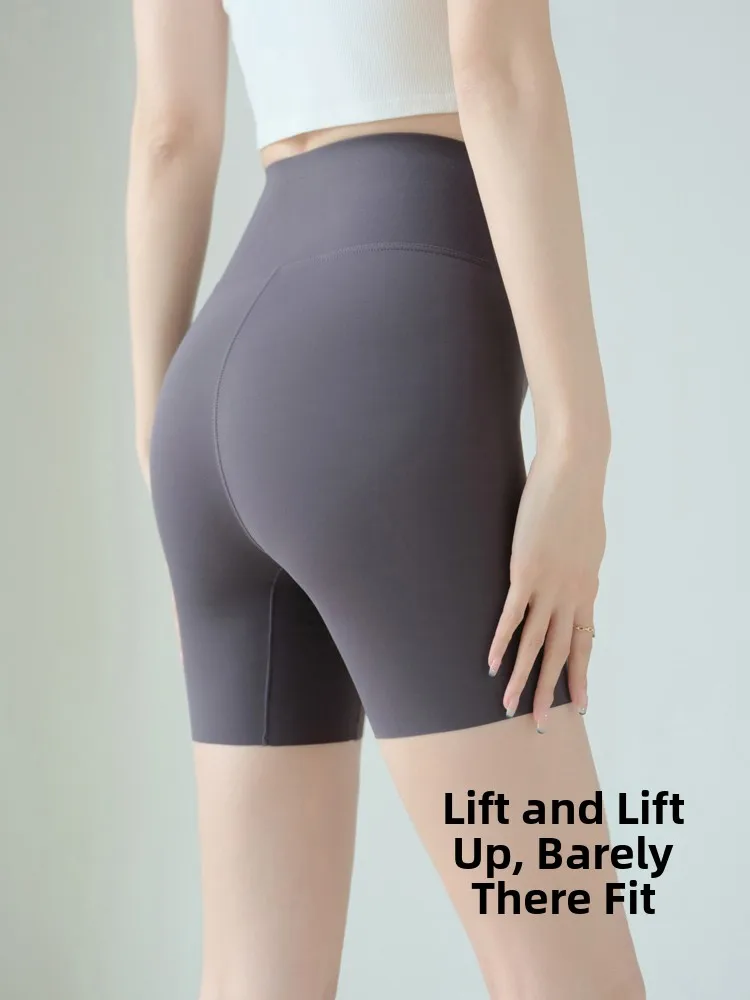 Ice Silk Sl Se Pants High Waist Yoga Pants Summer New Sle Prevent Exposure Tummy Control Women's Faion Trousers