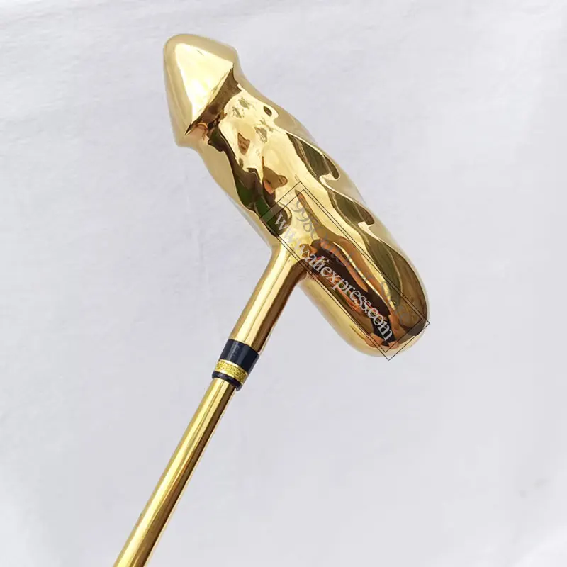 Unisex Golf Clubs Gold or Purple Golf Putter Individuality Putter Steel Shaft 33 34 or 35 Inch