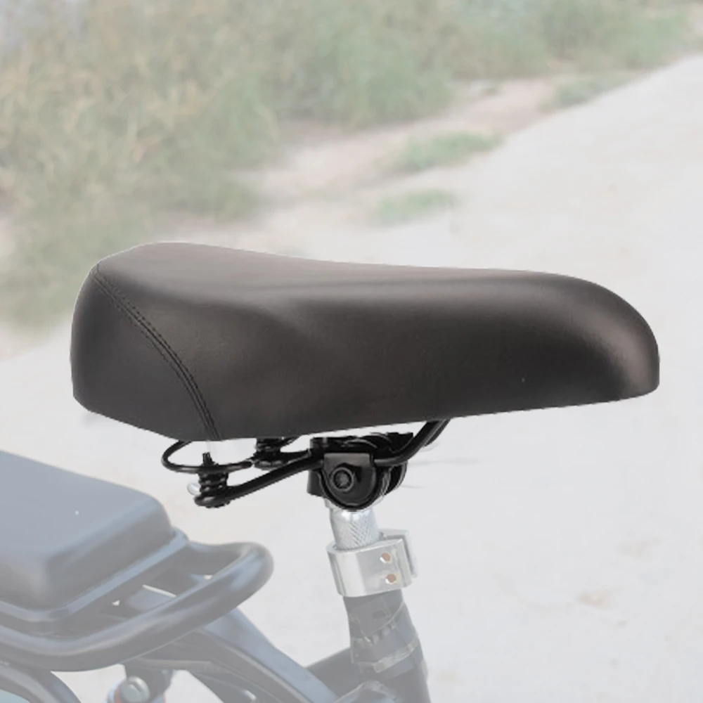 Comfortable Bike Saddle Big Bum Wide Soft Seat Pad Seat Cushion For Road Bike Electric Scooter Vehicle Bicycle Saddle Moto Parts