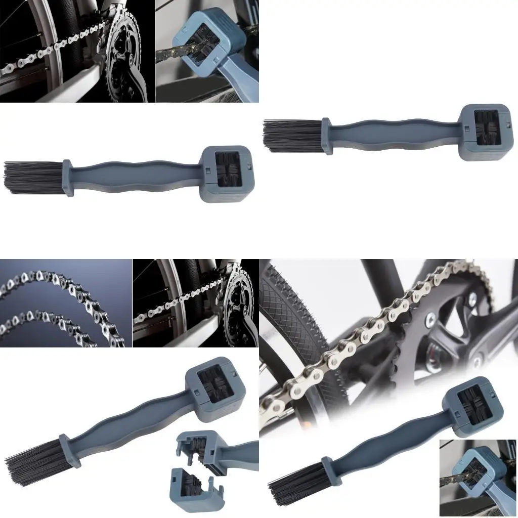 

M5TC Простая в использовании щетка для чистки цепи для велосипедов, мотоциклов, многонаправленная щетка для чистки щетины со для