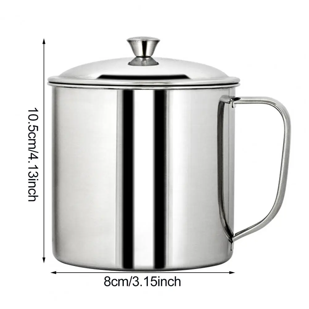 Stainless Steel Coffee Tea Cups Mug Single Wall Air Beer Cup Insulated Beverage Coffee Mug water bottle kettle cover handle