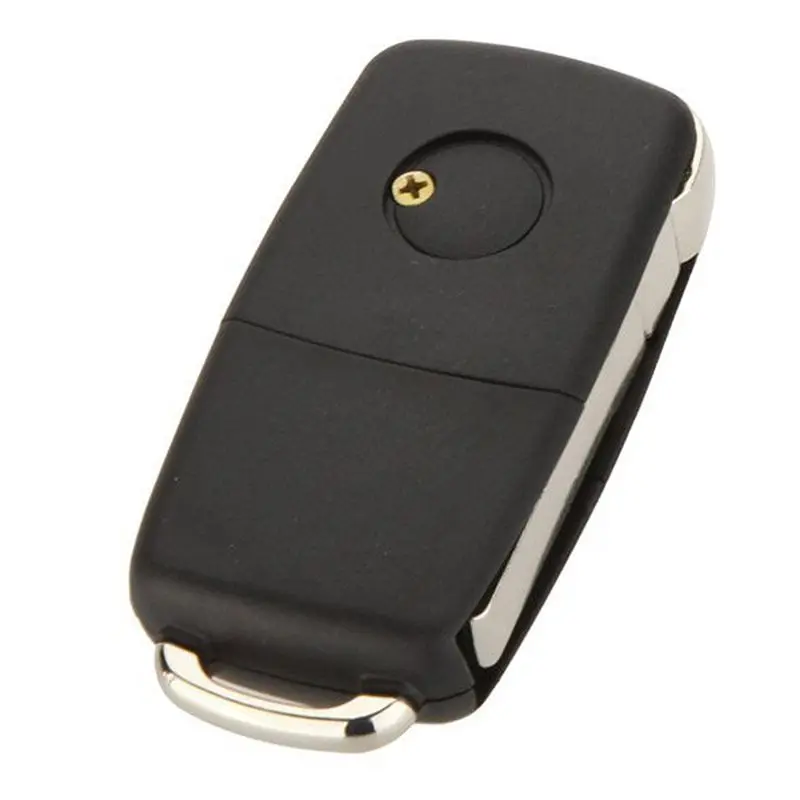 5X 2 Button Keyless Entry Remote Flip Folding Car Key Fob Shell Case And Button Pad Compatible With Golf MK4 Bora-N30R