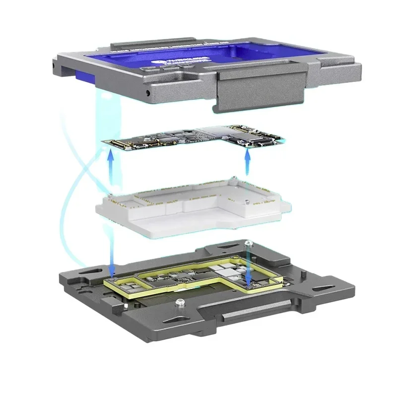 

TLF Mijing C20 4 в 1 Приспособление для тестирования средней рамы для материнской платы 12pro 12promax 12mini Тестирование накладки верхней рамы