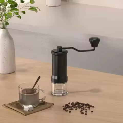 Manual Coffee Grinders Hand-Cranked Coffee Machine Ceramic Core Coffee Bean Mill Portable Espresso Grinder Suitable Home Travel