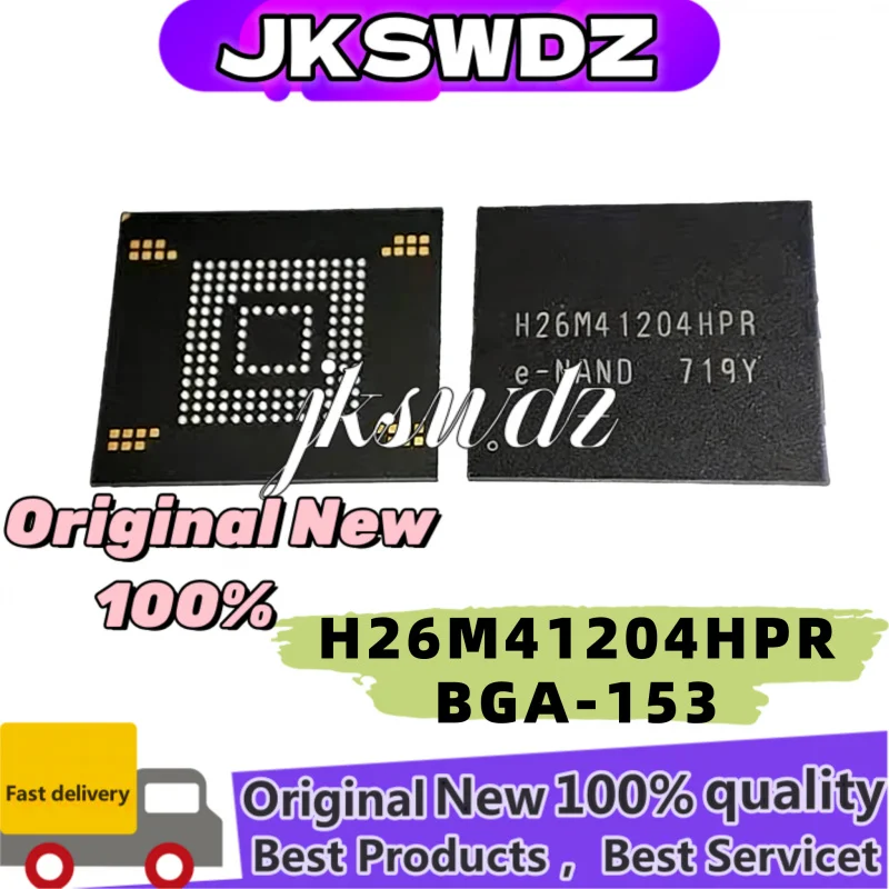 

2/5/10 pcs New Original H26M41204 H26M41204HPR BGA153 Storage Source Chip
