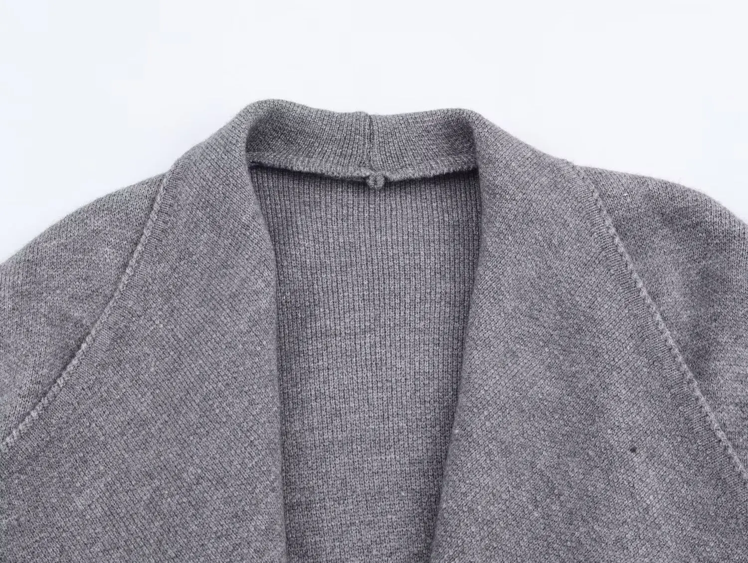 Dave & di inverno casaco longo minimalista moda francesa senhoras elegante casaco de malha jaqueta feminina roupas topos com cinto