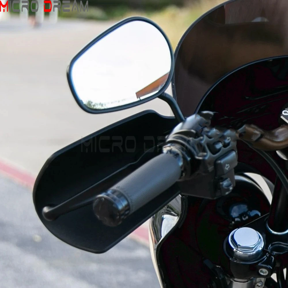 Для Harley Dyna Heritage Softail Deluxe Road King Sportster мотоциклетная защита для рук, щиток на руль, защита от ветра и прочный