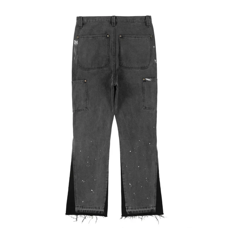 Jean Délavé à Jambes Larges pour Homme, Style Rétro, Tendance, Européen et Américain, Y2K