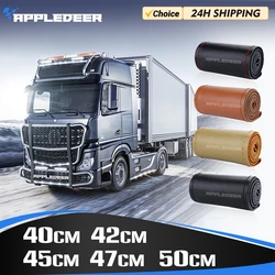 40CM 42CM 45CM 47CM 50CM Car Truck Extra Large Artificial Leather Steering Wheel Braid Cover Universal Auto Interior Accessories