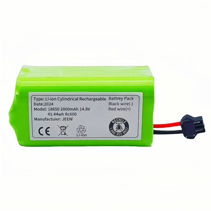 14.8V 2800mAh Replacement Battery for Conga 990 1090 Tesvor X500 Ecovacs Deebot N79 N79S DN622 Eufy RoboVac 11 11S RoboVac 30