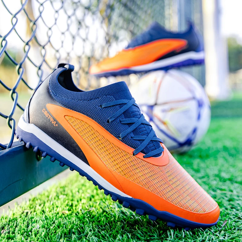

Новые мужские футбольные бутсы унисекс, кроссовки для матчей, сверхлегкие, высококачественные, профессиональные, TF/FG, для взрослых, для игры на траве, горячая распродажа, футбольная обувь