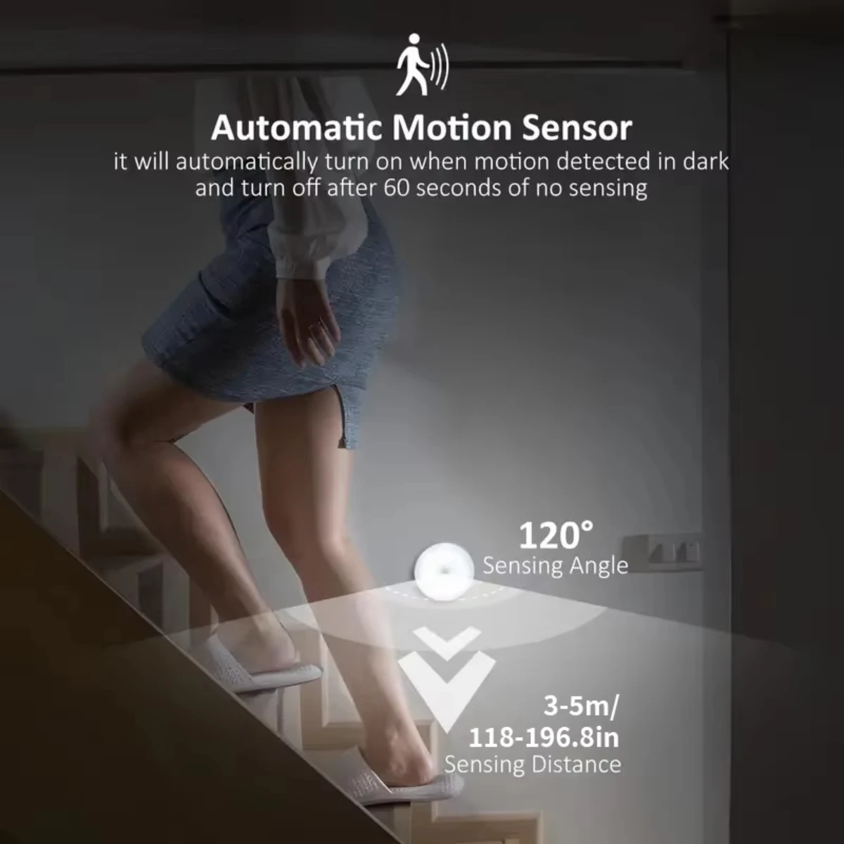 3 stücke Motion Sensor Nachtlicht USB Aufladbare Nacht Lampe Schrank Garderobe Lampe Treppe Drahtlose Schrank Licht