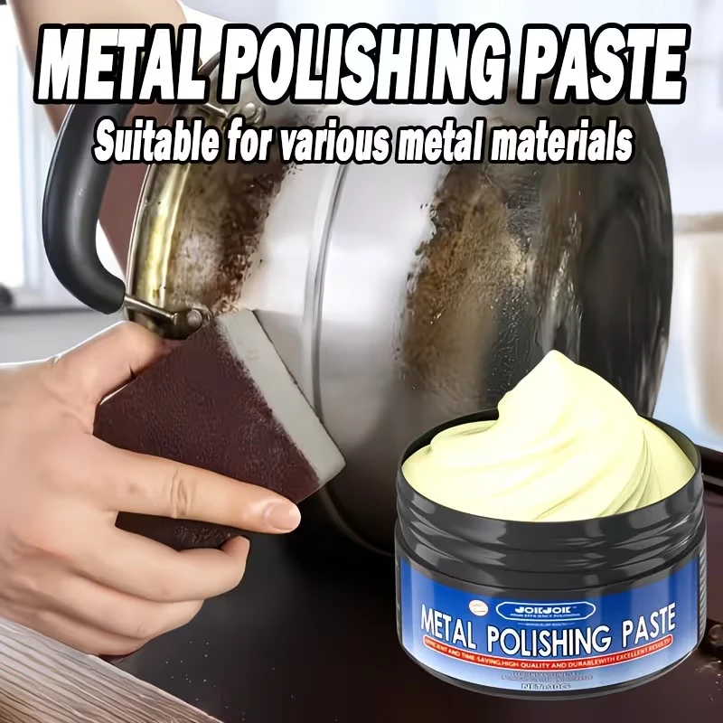 All-Metal Polishing Paste Set, Universal Metal Polishing Paste | Fast And Effective Chrome, Stainless Steel And Painted Metal