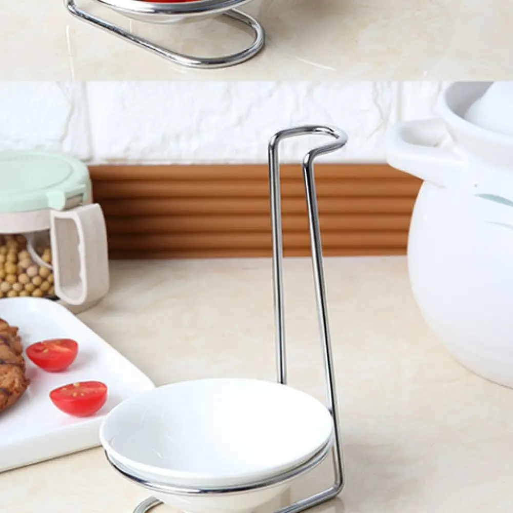 High Quality Stainless Steel Utensil Stand For Commercial Kitchen Organizer Soup Ladle Chopsticks Rack Tabletop