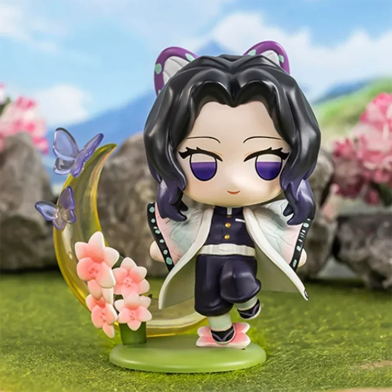 Pop Mart Demon Slayer Geboorte Bloem Serie Blind Box Guess Bag Mystery Box Speelgoed Pop Leuke Anime Figuur Ornamenten Gift Collection