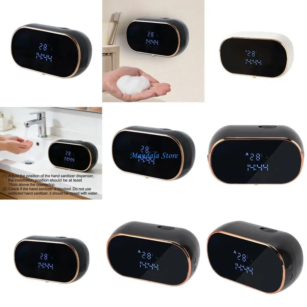 

U2JC 350ml Foam Soap Dispenser Auto Induction Foam Hand Washer for Kitchen Bathroom