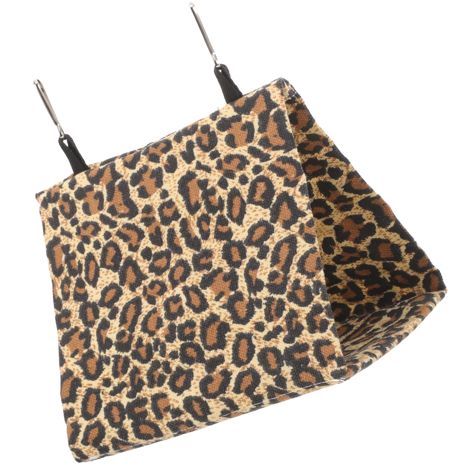 

Leopard Print Pet Bed Hamster House Small Animal Warm Nest Comfortable Cage Soft Material Hanging Cage