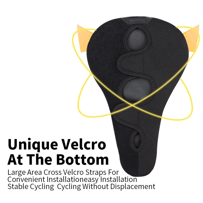 WEST BIKING Bicycle Saddle Cover PU Leather Rainproof GEL Foam Shock-absorbing MTB Road Bike Cycling Seat Cushion Cover Accessor image 4
