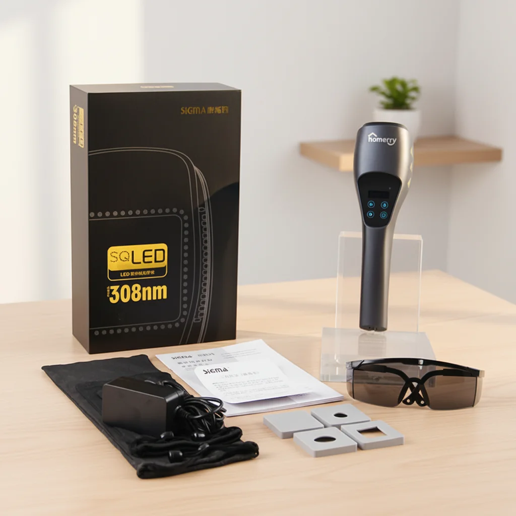 

SIGMA 308nm LED UVB Targeted Treatment Device SQ308PPWFG for Vitiligo Therapy Skin Light Phototherapy Machine