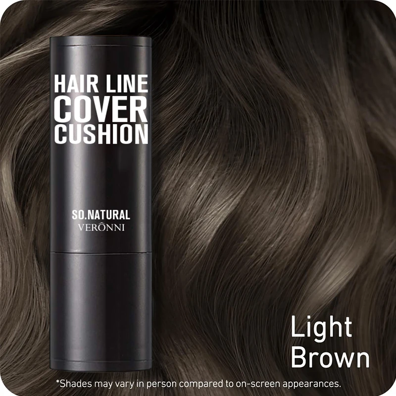 Instant haarlijnpoeder, snel bedekkende haarwortelconcealer, wenkbrauw- en baardlijnen en langdurig wind- en zweetbestendig