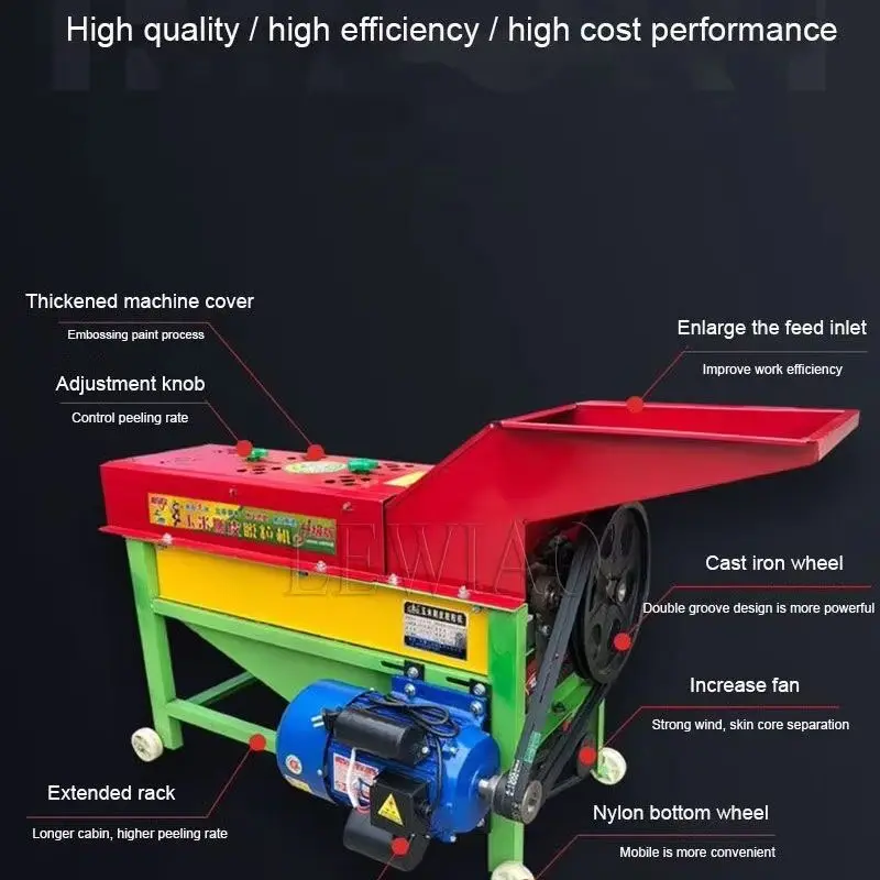 

Fresh Corn Peeler Thresher Machine Maize Threshing
