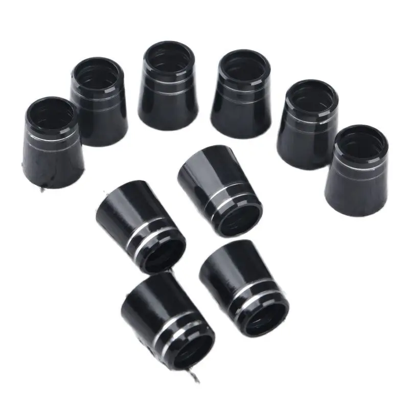 10pcs/lot Plastic Golf Ferrules With Double Ring Fit Tip Golf Irons Shaft Club Shafts Sleeve Adapter Replacement