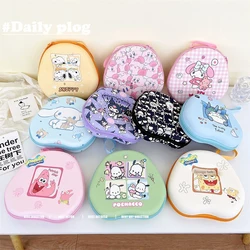 Sanrios Kuromi Cinnamoroll Pochacco Portable Earphone Storage Bag for Airpods Max Headphone Shockproof Protective Cover Case