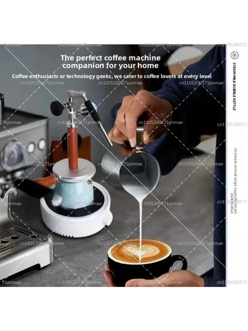 450ml 4bar Pneumatic Milk Frother for Coffee Latte Art Steam Maker Portable Camping No Electric Tool