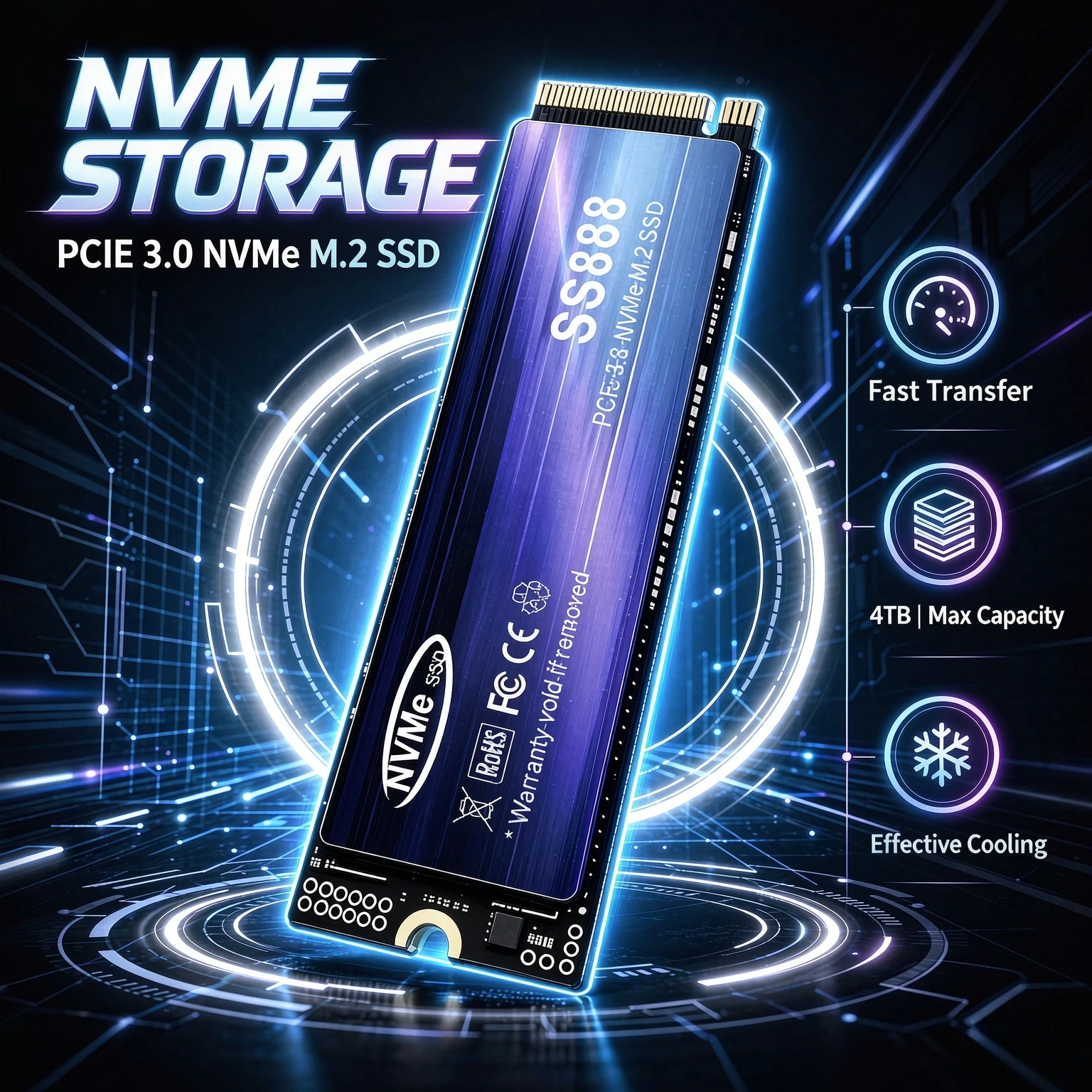 Original SS888 PCIe Gen4 Portable External SSD 2-4TB High Performance Fast Solid State Drive Storage for Laptop Desktop