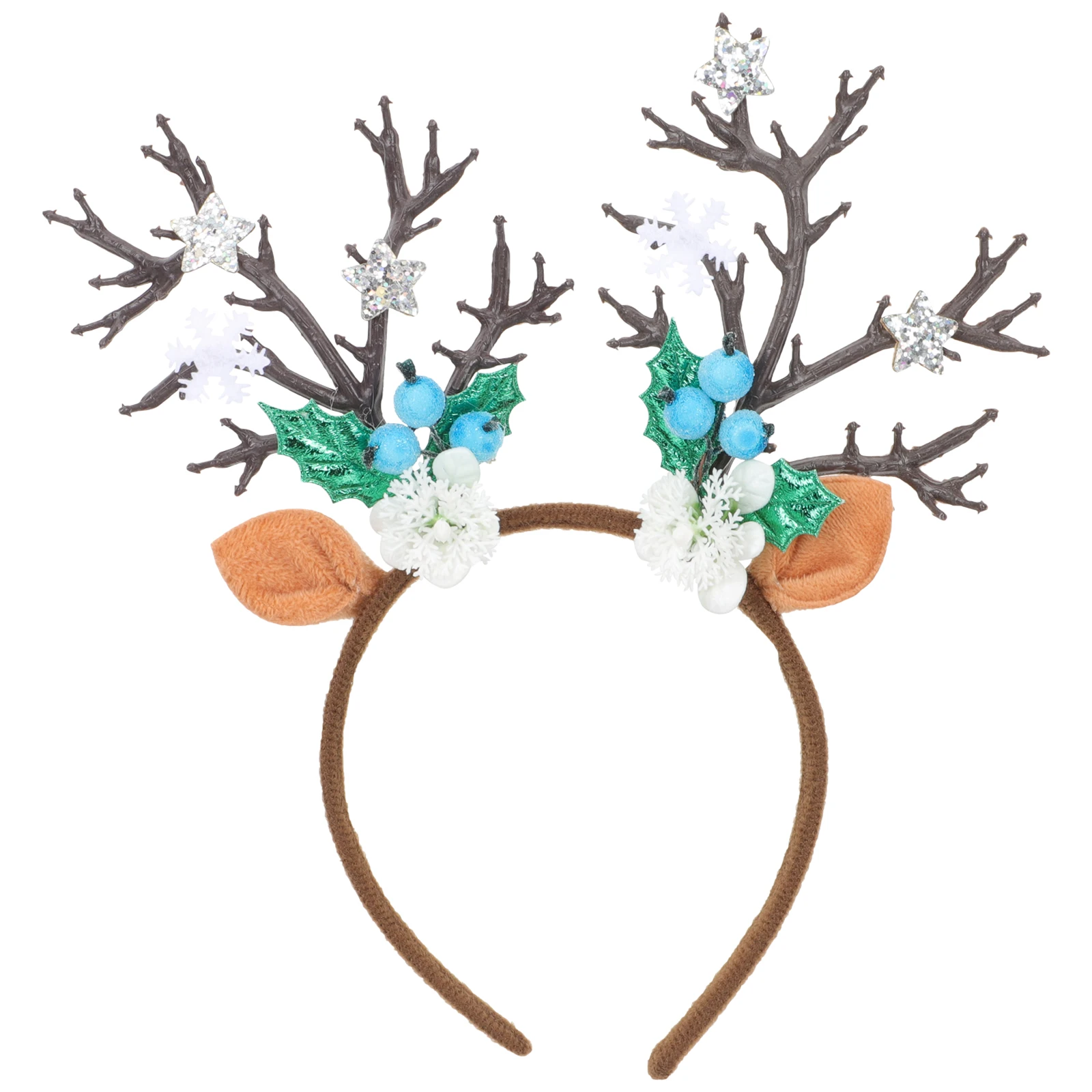 

Christmas Reindeer Antler Headb Lightweight Comfortable Lovely Xmas Hair Accessory Party Favor Headdress Holiday nament Plastic