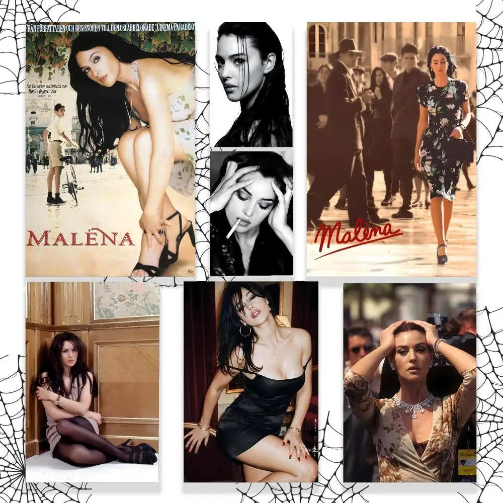 Celebrity MMonica Bellucci Poster Graphic Wall Art Poster HD Waterproof PP Paper Print for Bedroom Living Room Office Decor Gift