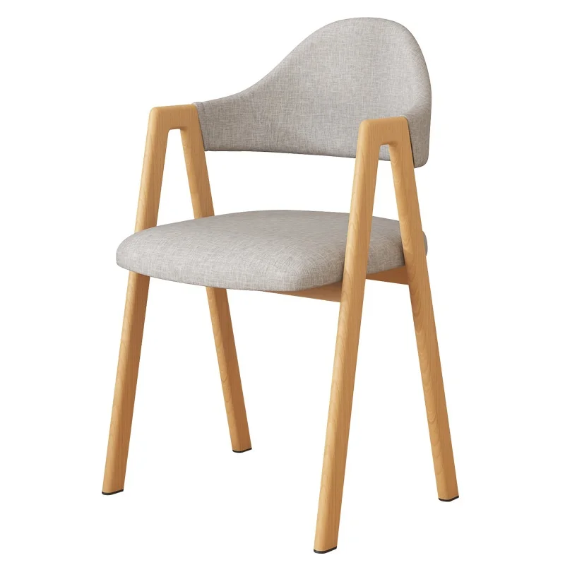 

#Nordic Modern Minimalist A-Frame Dining Chair with Iron Frame and Cloth Upholstery Home & Restaurant Use Disassembly Feature