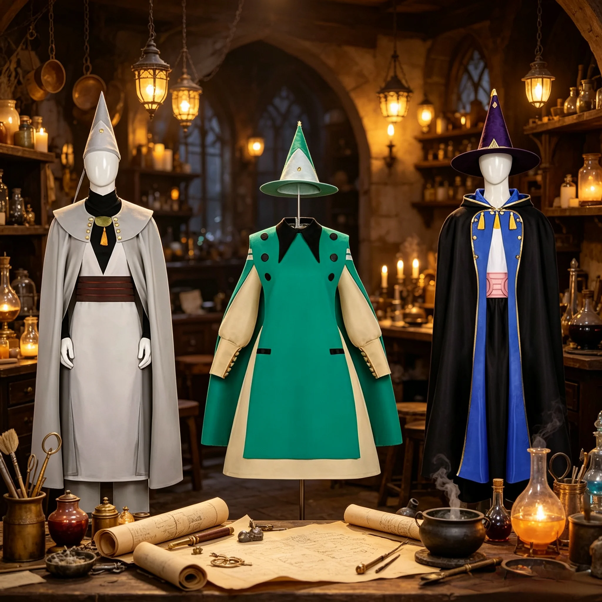 Witch Hat Atelier Coco Cosplay Costume Full Set Magic Witch 