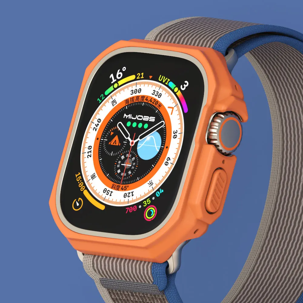 Ốp Lưng Dành Cho Đồng Hồ Apple Cực Đồng Hồ Thông Minh Smartwatch Dây Bảo Vệ Dành Cho Iwatch Siêu Ban Nhạc Sốc Bao Phụ Kiện