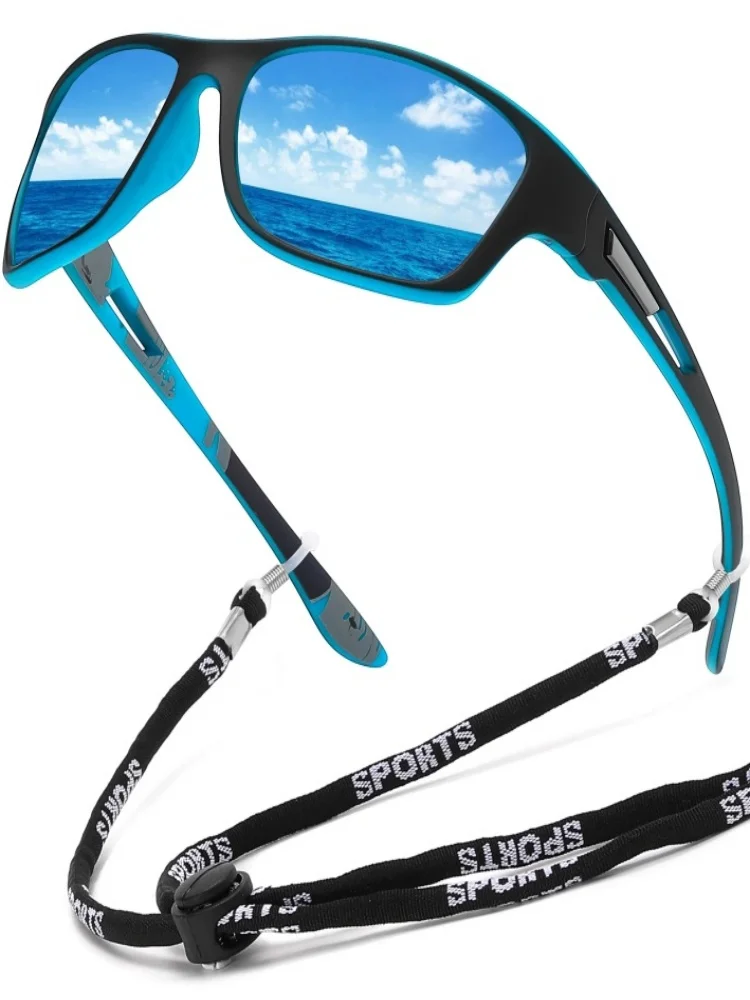 AliExpress NONE Dustproof Outdoor Cycling Sports Fishing Men's Polarized Sunglasses Colored Film Sunglasses Driving Glasses