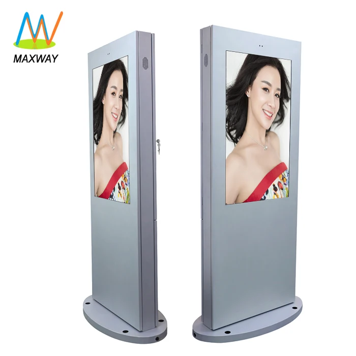 wifi waterproof outdoor machine 43 inch lcd digital signage video advertising screen display television