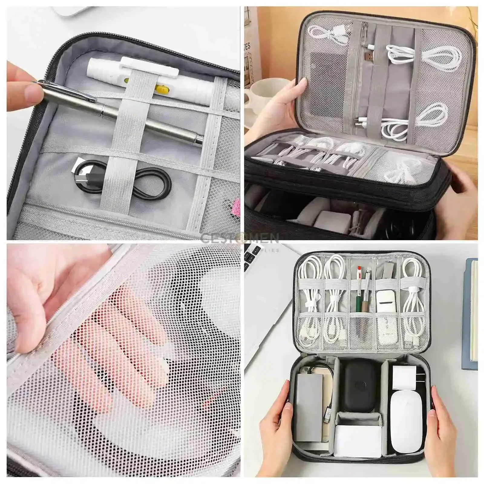 Salon Barber Multi-Layer Storage Handbag, Large Capacity