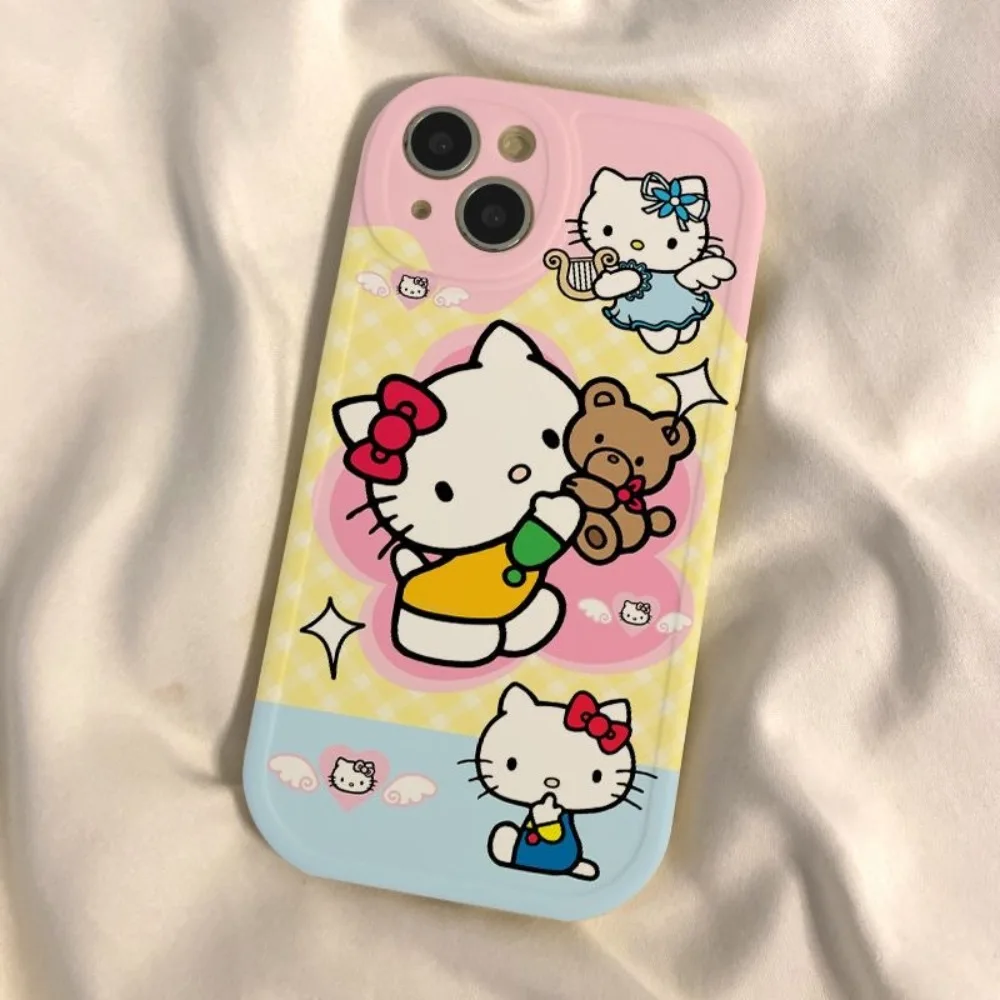 حافظة لهاتف آيفون 16 15 14 13 12 11 Pro Max XS XR XSMAX 7 8 Plus غطاء Y2K مقاوم للصدمات