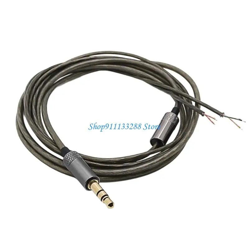 G88D Customizable Headphone Replacement Cable With Noise Reductions High Puritys Coppers Cores For DIY Enthusiasts