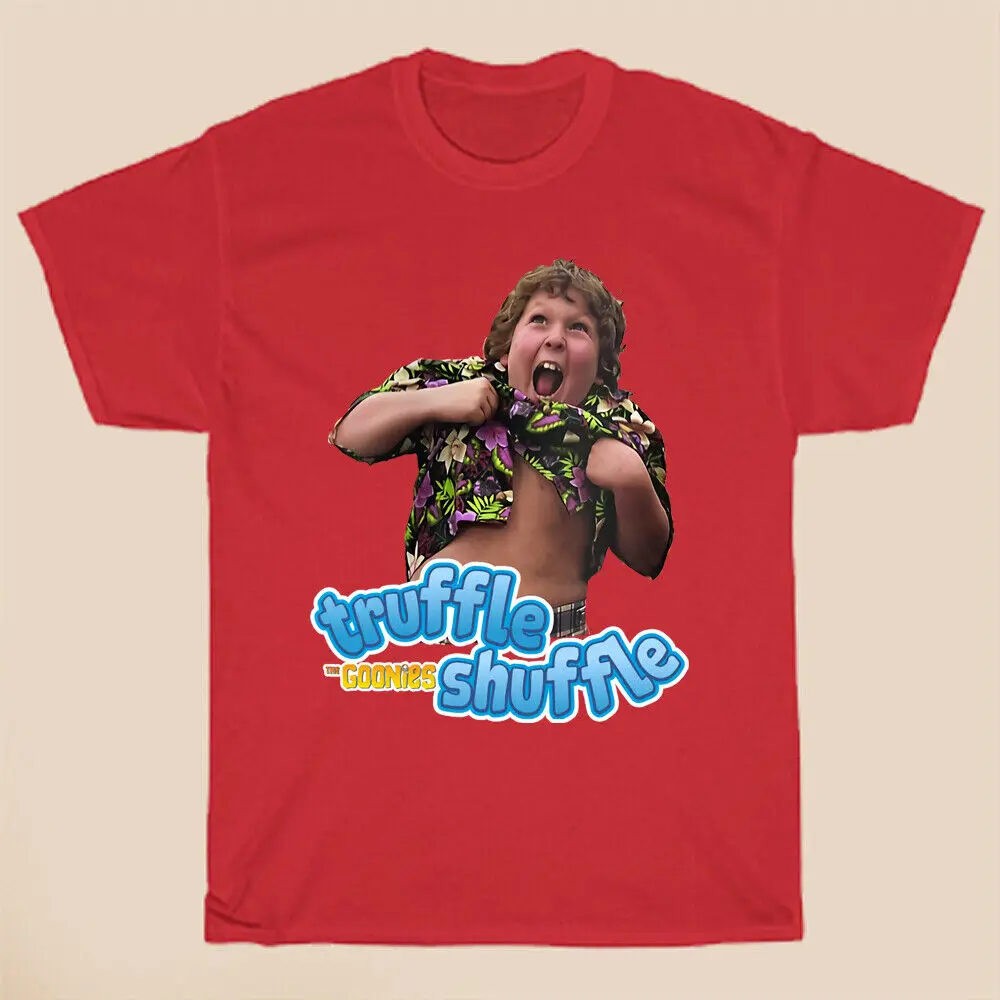 Truffle Shuffle The Goonies Men's Red T Shirt Size S 3XL