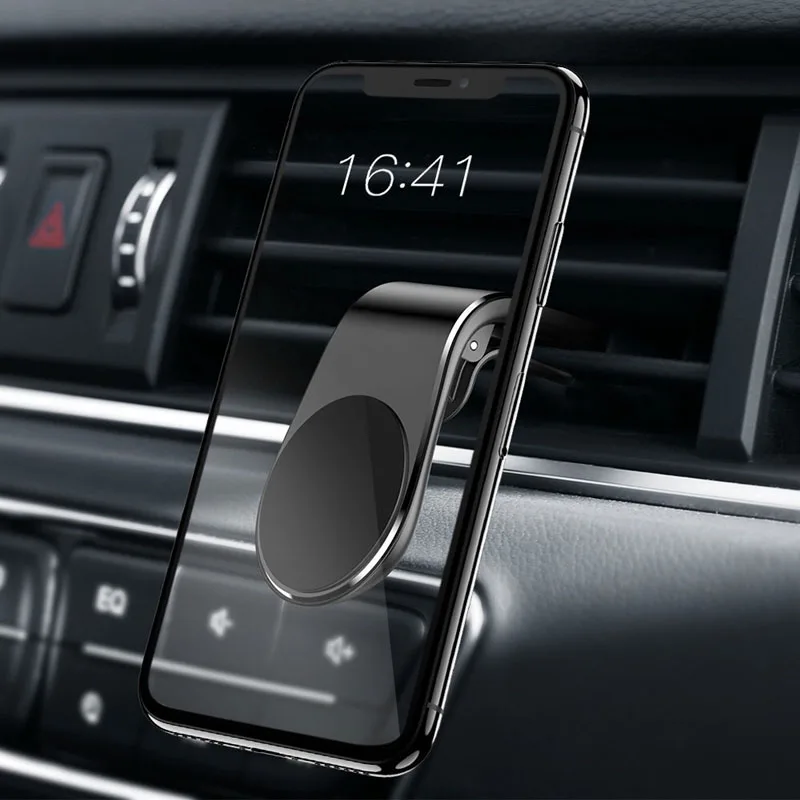 

L-Type Universal Magnetic Car Phone Holder Stand Car Mount Support GPS Mobile Bracket In Car For iPhone Samsung Xiaomi Realme