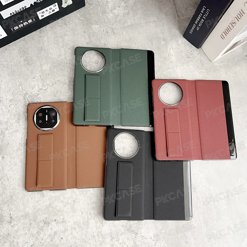 PKCASE Shockproof Wristband Bracket Flip Leather Case For Ho