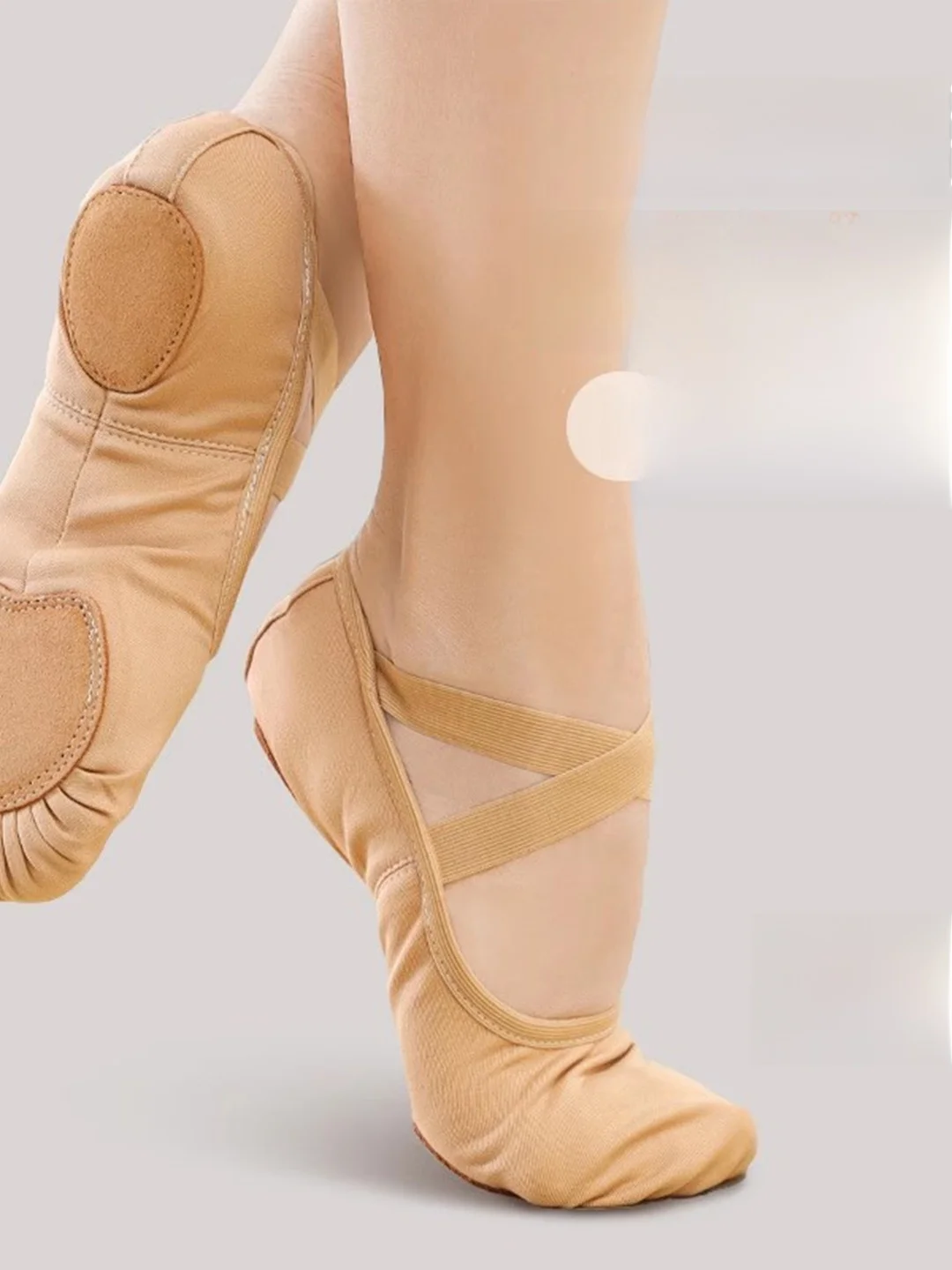 弾性生地のバレエダンスシューズ-ソフトボトム-猫の爪デザイン-女性-大人と子供用-通気性-滑り止め-耐摩耗性