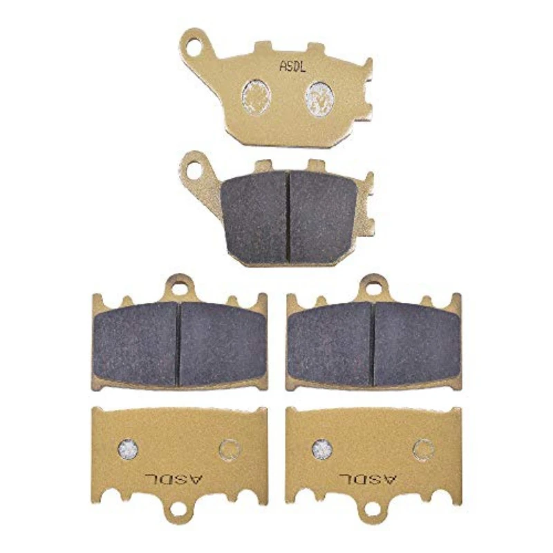 Motorcycle Front Rear Brake Pads for Suzuki GSF1250 GSF 1250 GSF1250A AK7 AK8 ABS Model Naked Bandit 4 Piston Caliper 1250 07-08