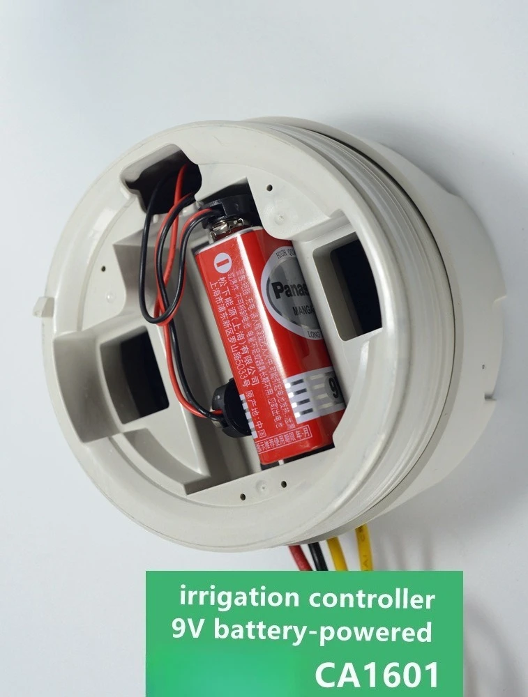 2025灌漑コントローラータイマー 9V電池式バルブ制御 CA1601 電気灌漑コントローラー