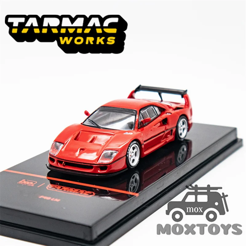 

Tarmac работает 1:64 F40 LM красная модель автомобиля под давлением