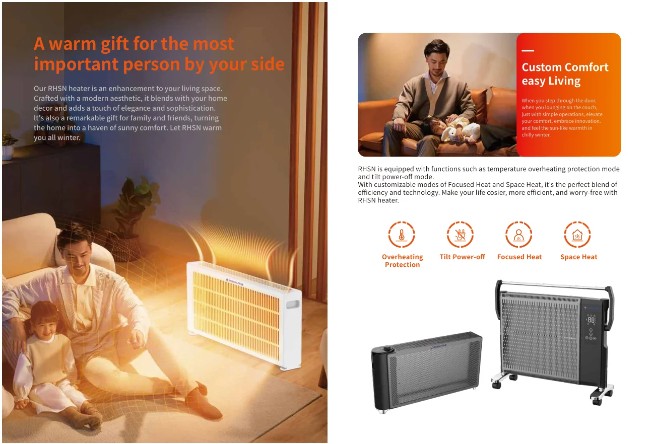 1800W Portable Electric Heater For Indoor Use Thermostat With Glass Ceramic For Bedroom And Office Space Heater For Comfort