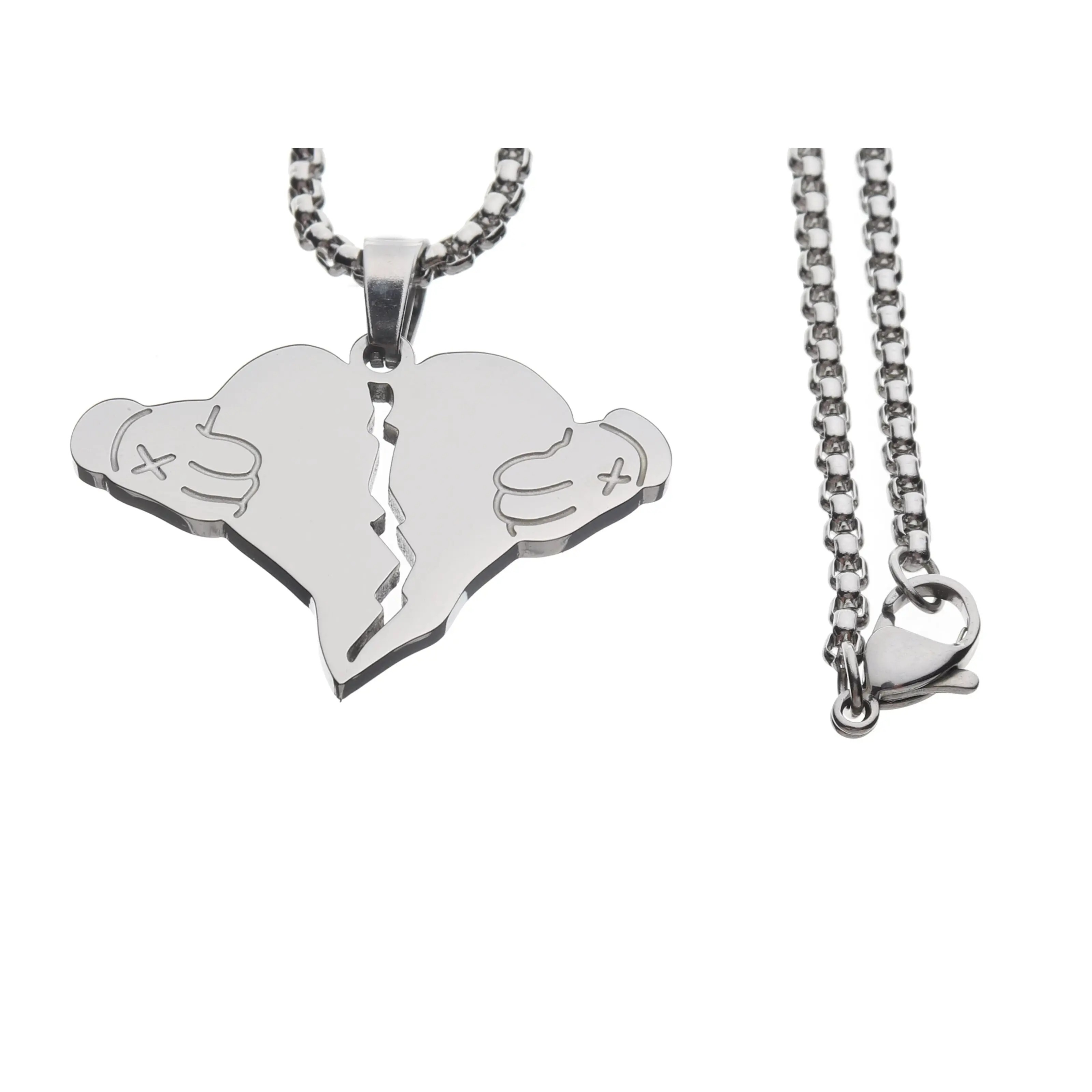 2026 Kanye west Hip-hop Style Couple Pendant Necklace XL118